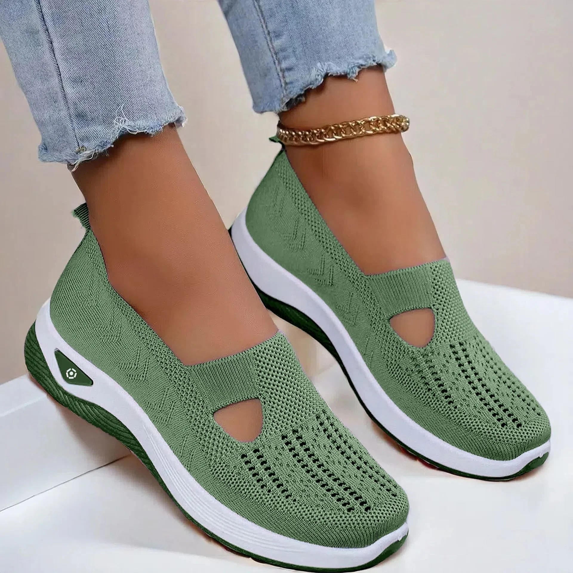 Women's Casual Sneakers | Slip-On Walking Shoes-1