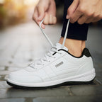 Men's Casual Lace Up Sneakers | Navy Orange-9