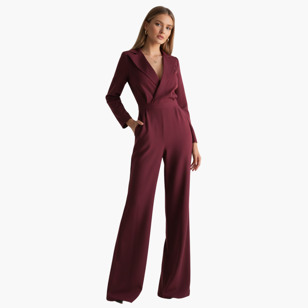 Women's Wide Leg Jumpsuit | Formal Evening-5