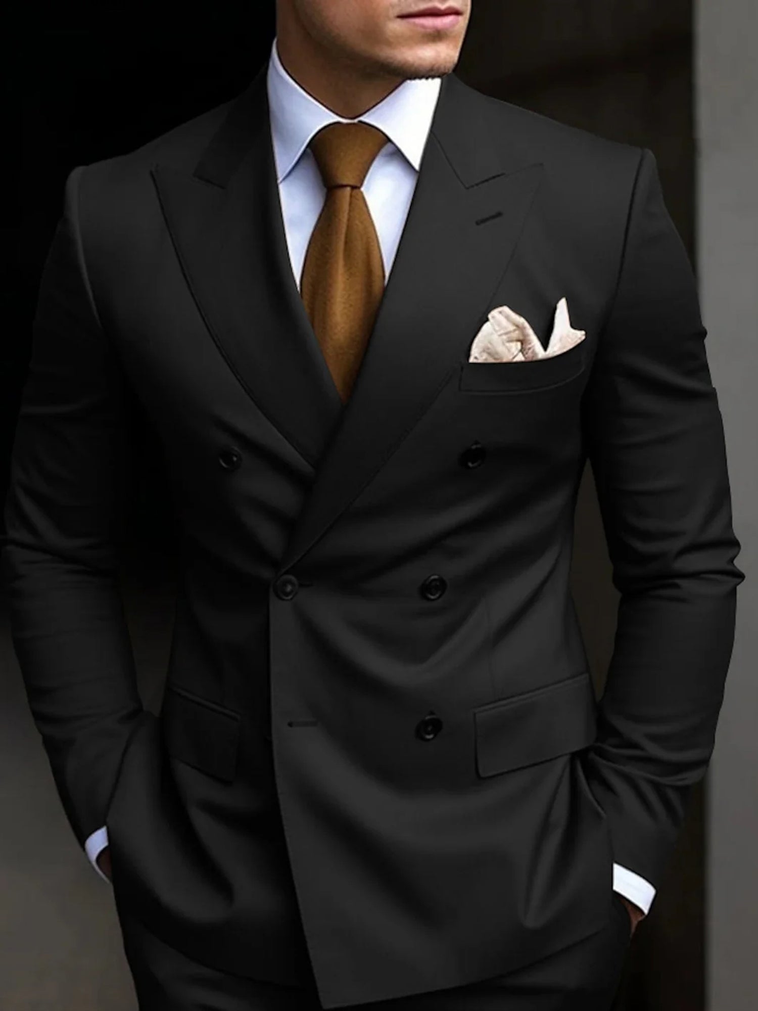 Men's Wedding Guest Double Breasted Suit | Formal-2