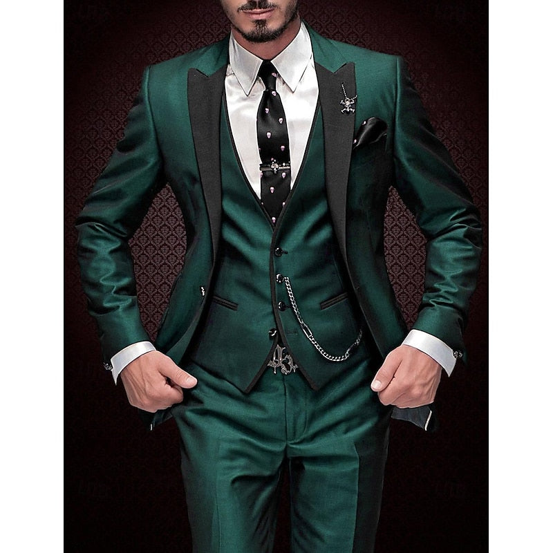 Men's Formal Three Piece Suit | Notched Lapel-2