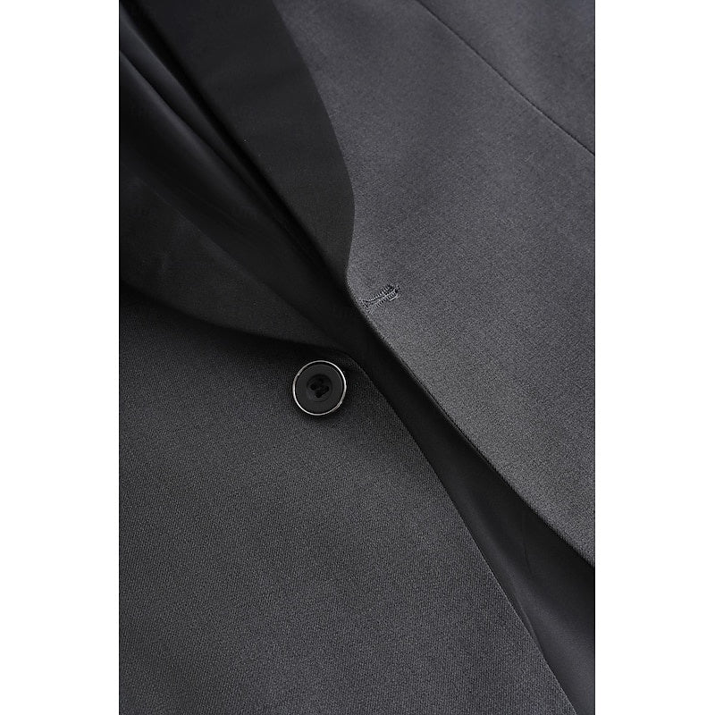 Men's Gray Suit | Wedding Formal Two Piece-27