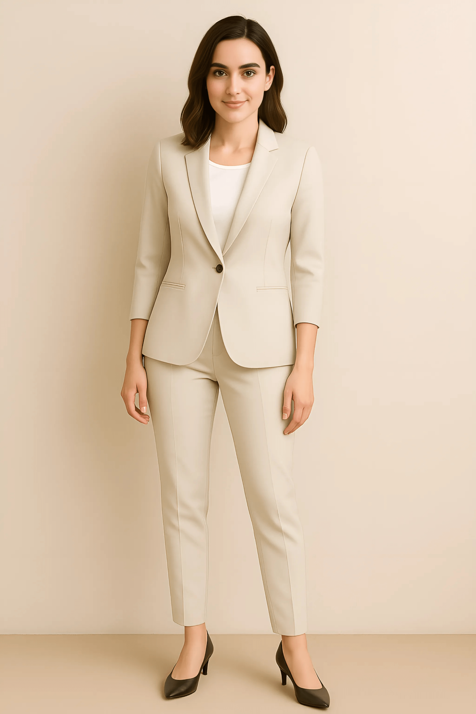 Women's Elegant Suit Set | Blazer & Pants-1