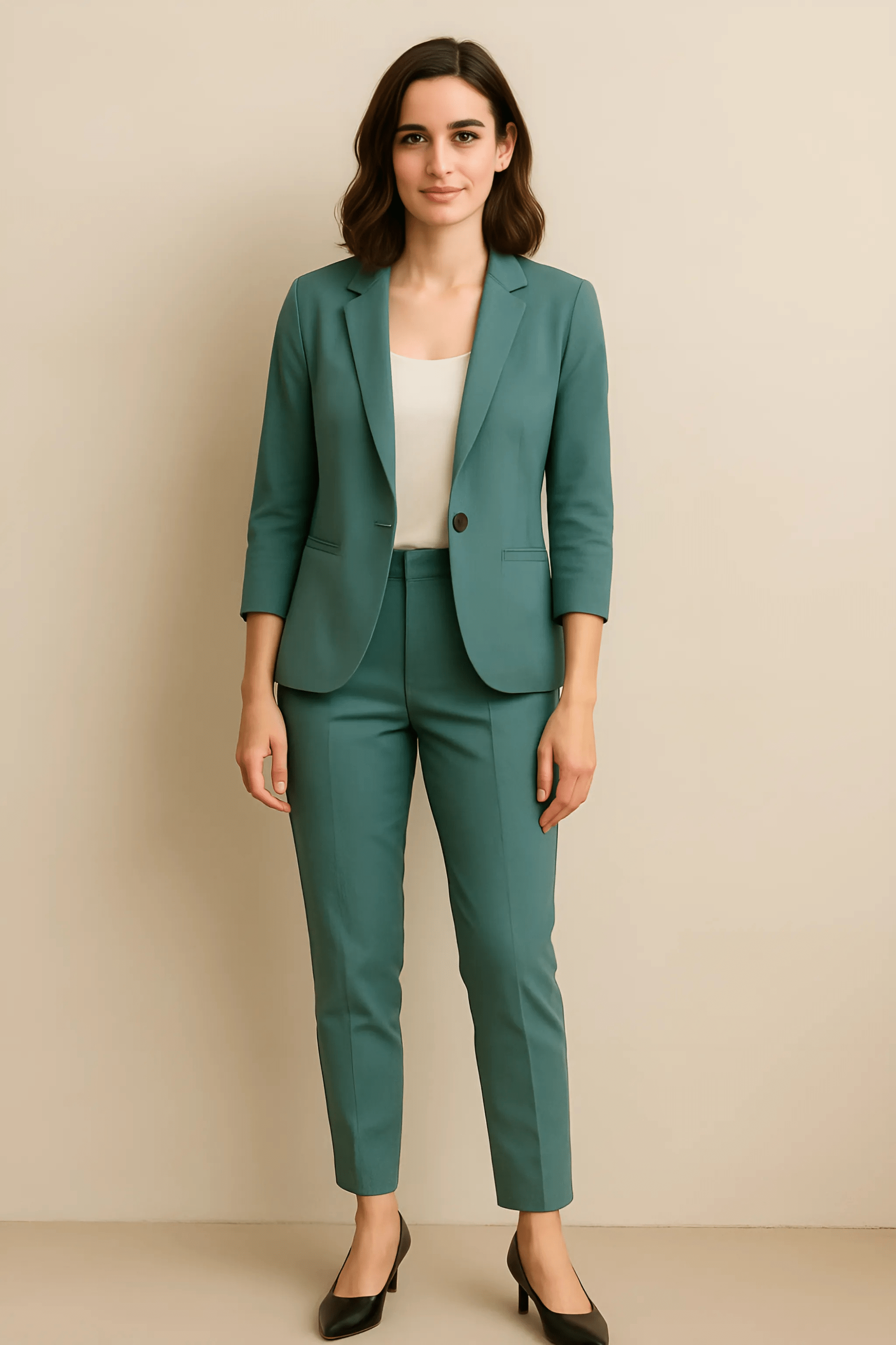 Women's Elegant Suit Set | Blazer & Pants-5