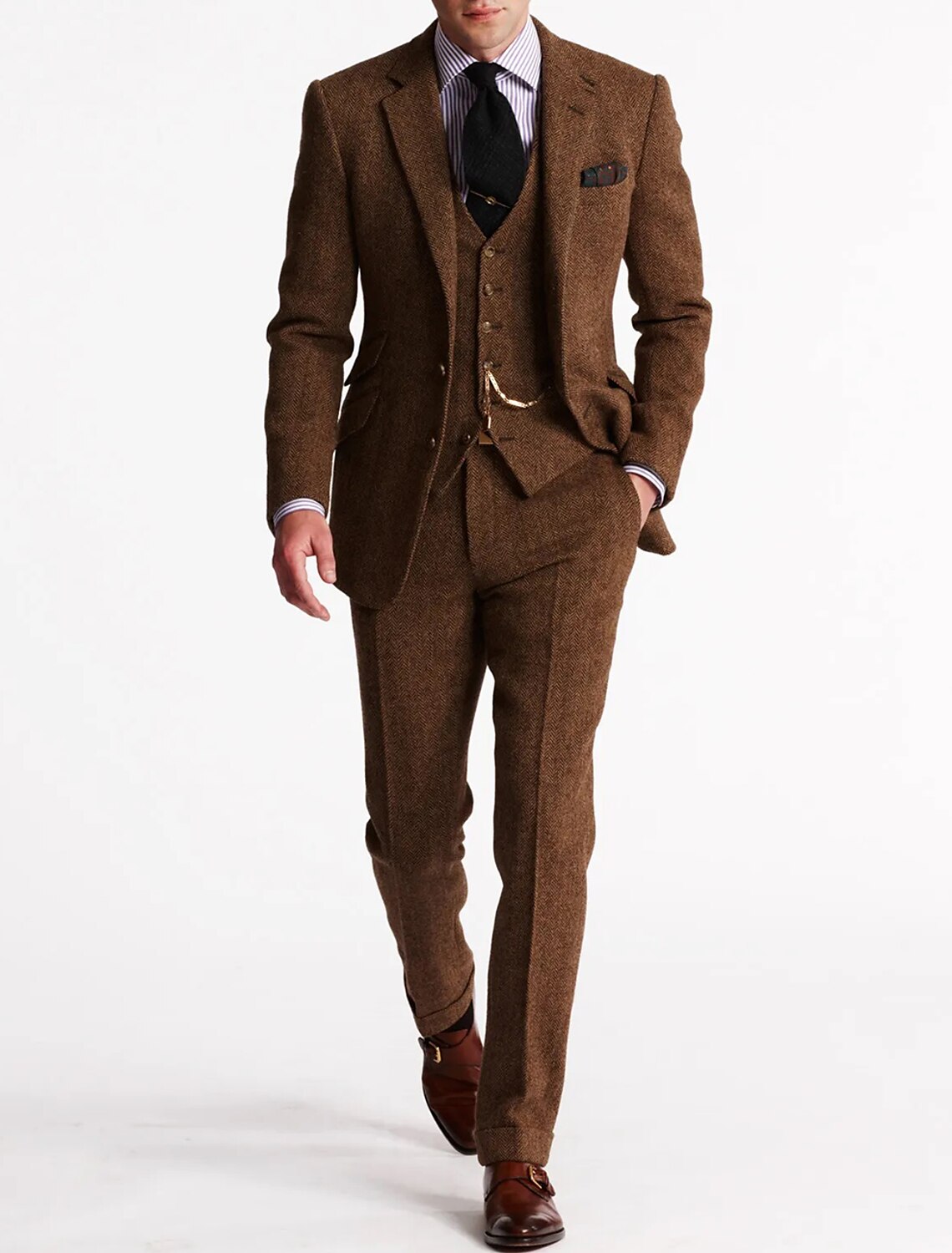 Men's Three-Piece Suit Set | Classic Formal-1