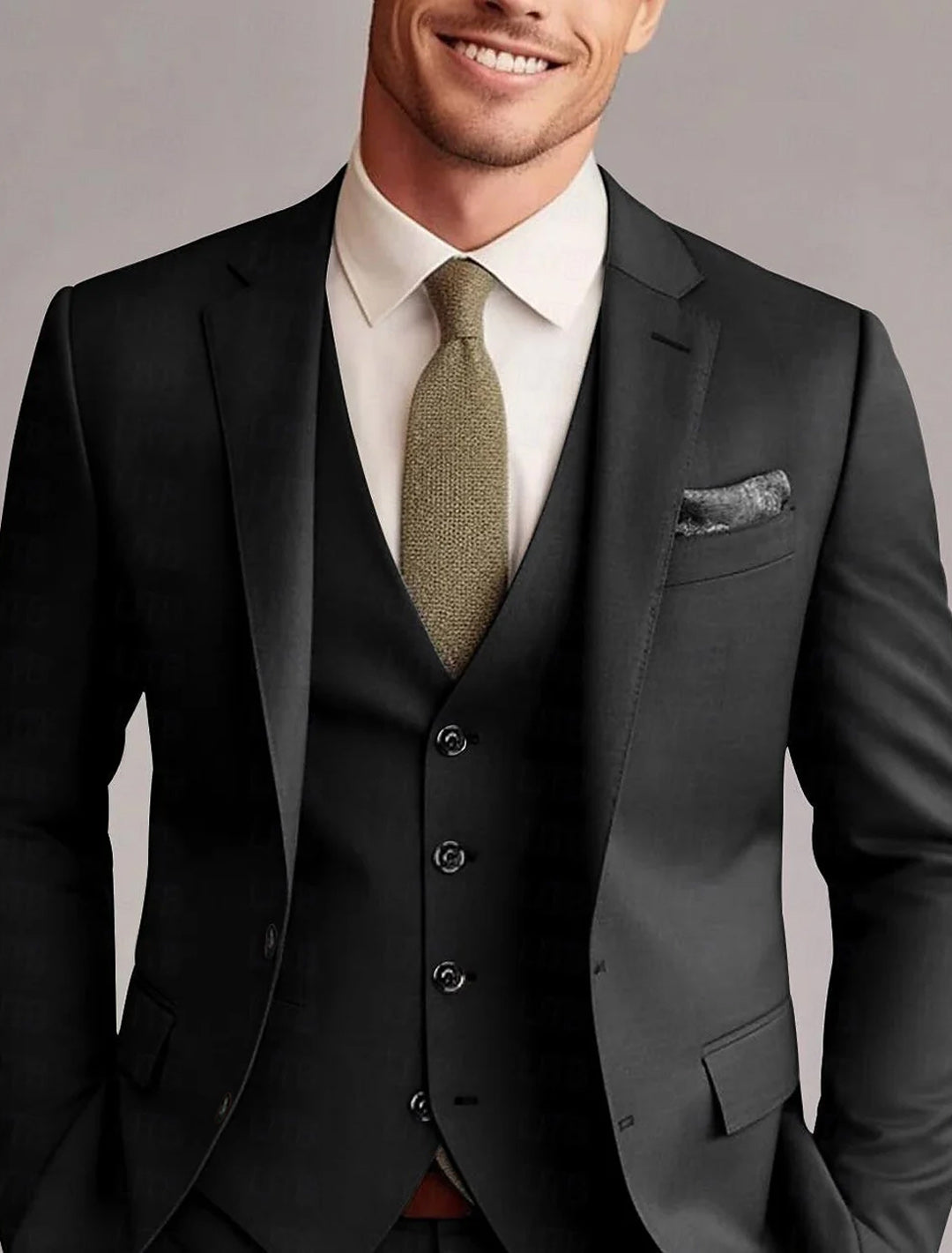 Men's Wedding Guest Suit | Formal Three Piece-1