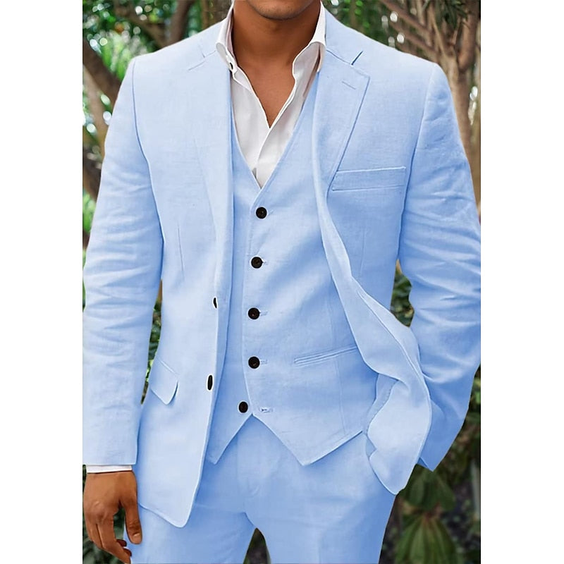 Men's Three-Piece Suit Set | Formal Wedding-1