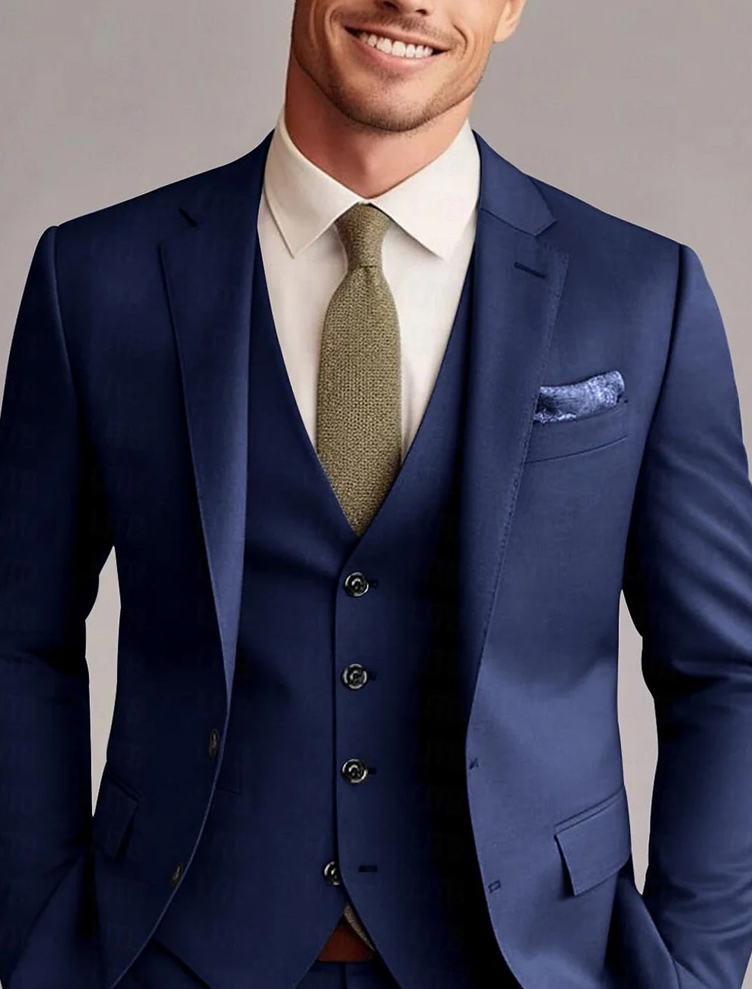 Men's Wedding Guest Suit | Formal Three Piece-6