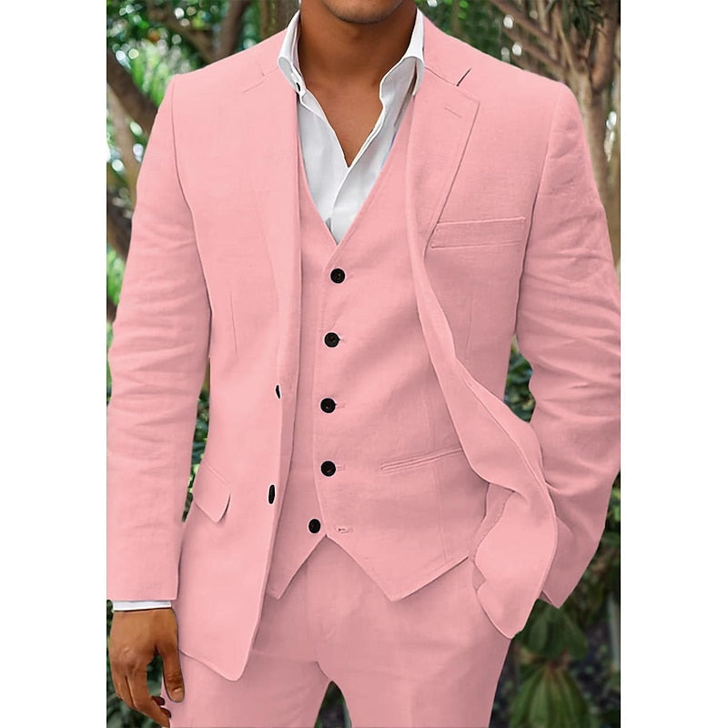 Men's Three-Piece Suit Set | Formal Wedding-5