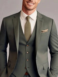 Men's Wedding Guest Suit | Formal Three Piece-3