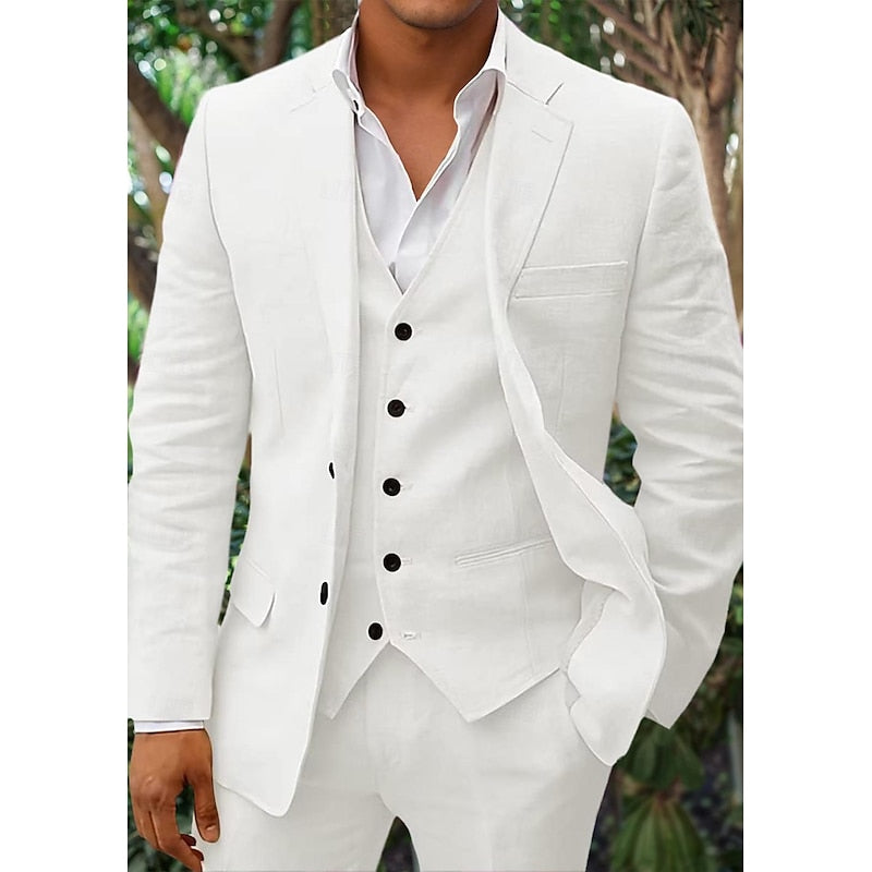 Men's Three-Piece Suit Set | Formal Wedding-3