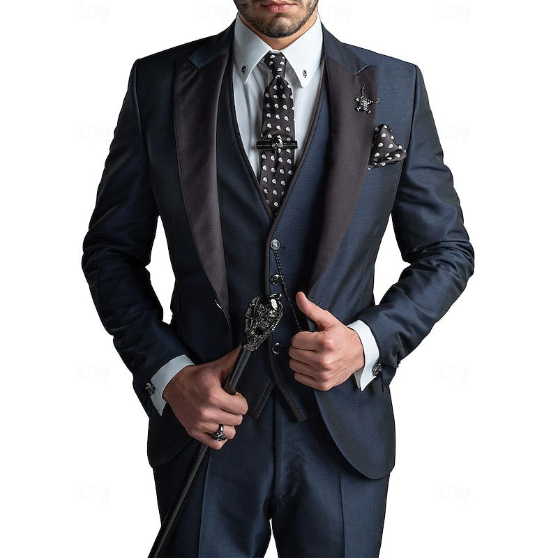 Men's Formal Three Piece Suit | Notched Lapel-5