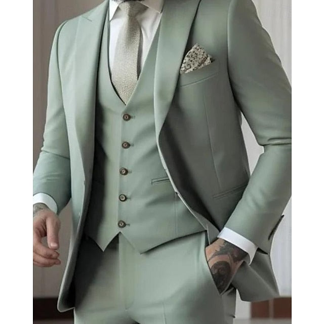 Men's Wedding Guest Suit | Tailored Fit 3-Piece-2