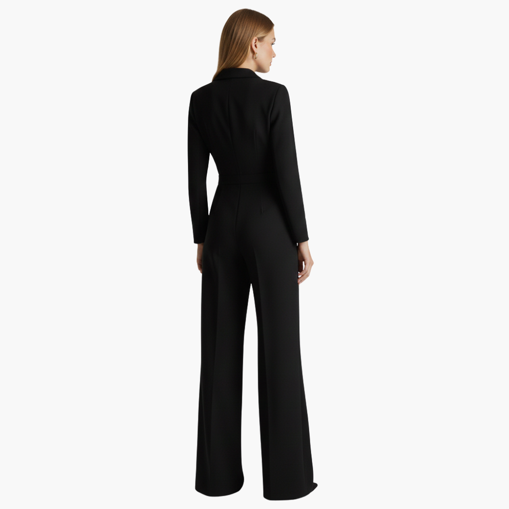Women's Wide Leg Jumpsuit | Formal Evening-4