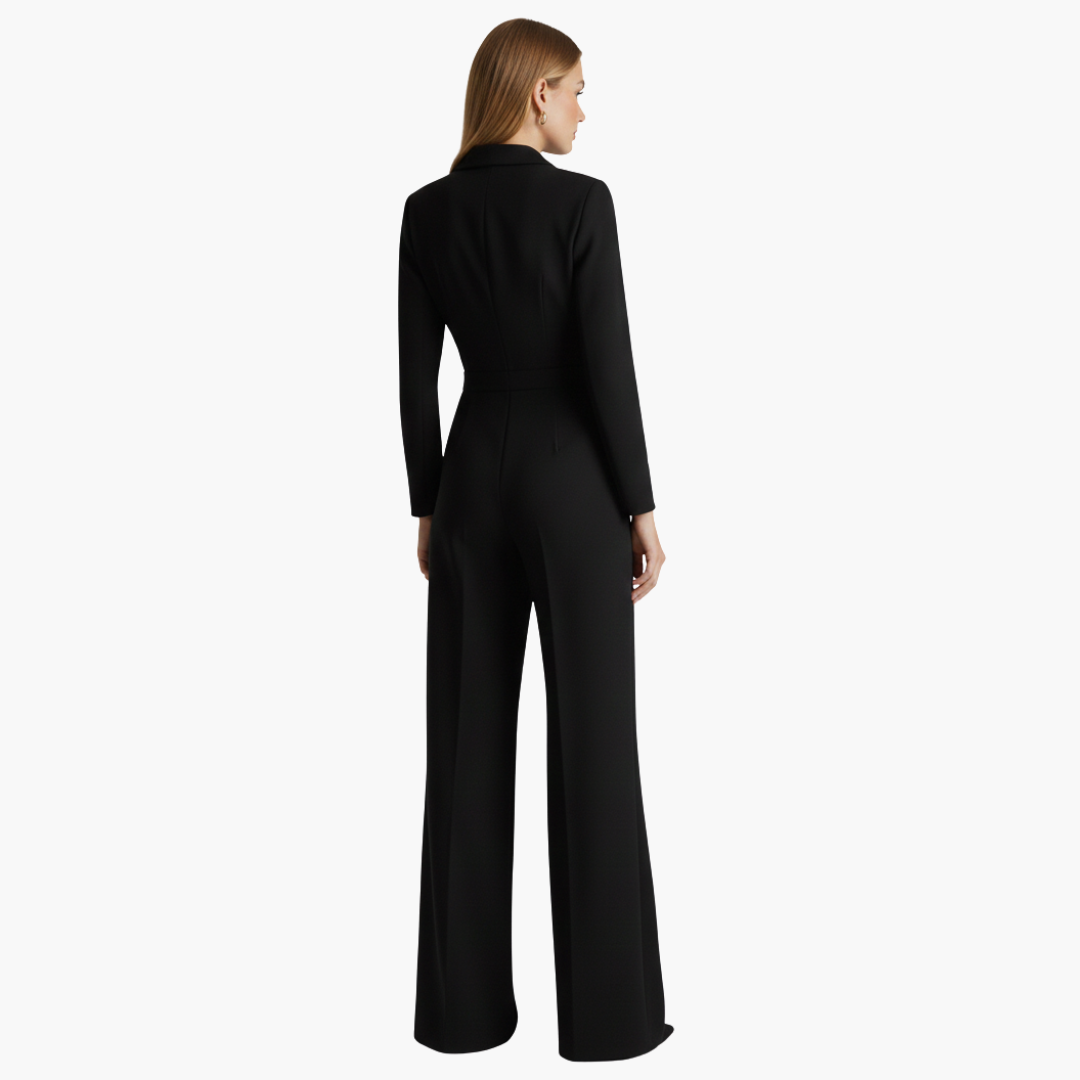 Women's Wide Leg Jumpsuit | Formal Evening-4