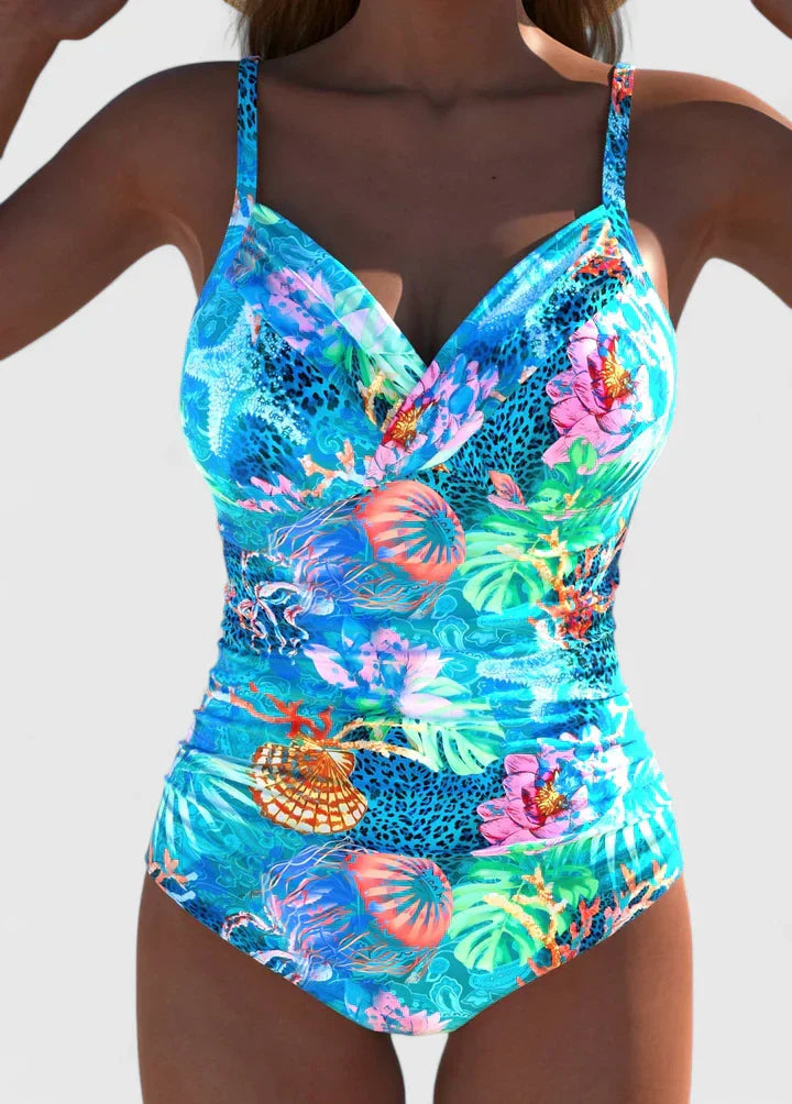 Women's Floral Swimsuit | Summer Beach Bodycon-2