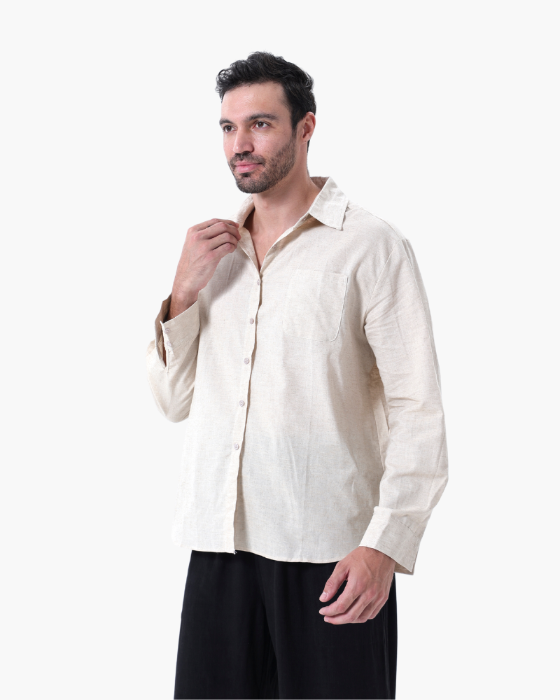 Men's Casual Button Shirt | Summer Wide Leg-9