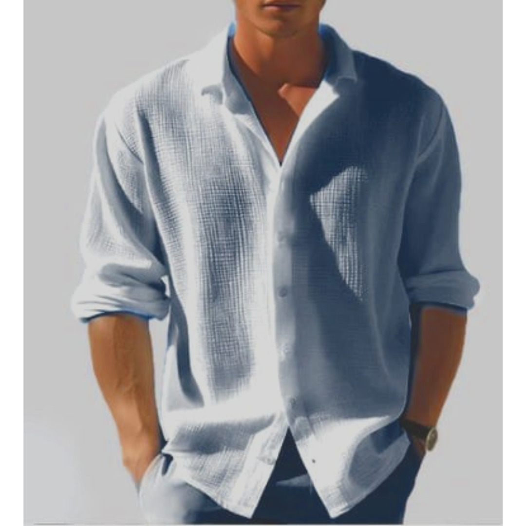Men's Casual Button Down Shirt | Summer-7