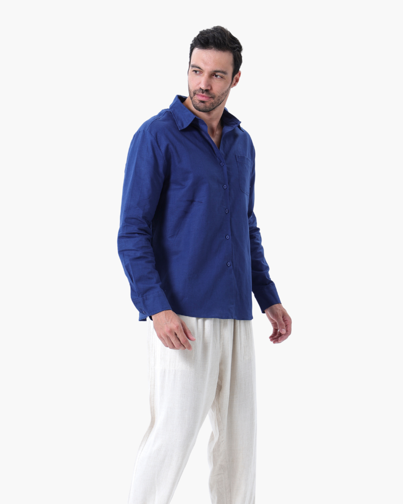Men's Casual Button Shirt | Summer Wide Leg-12