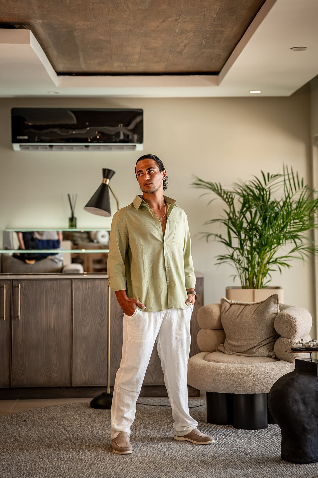 Men's Casual Button Shirt | Summer Wide Leg-21