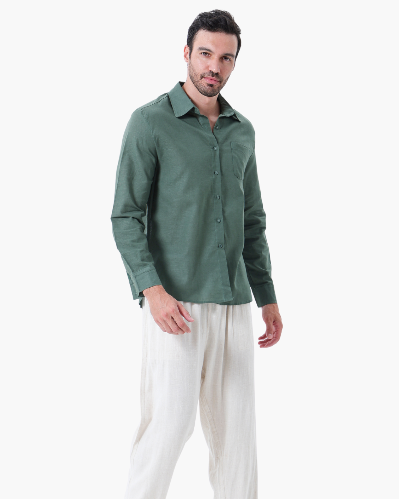 Men's Casual Button Shirt | Summer Wide Leg-4
