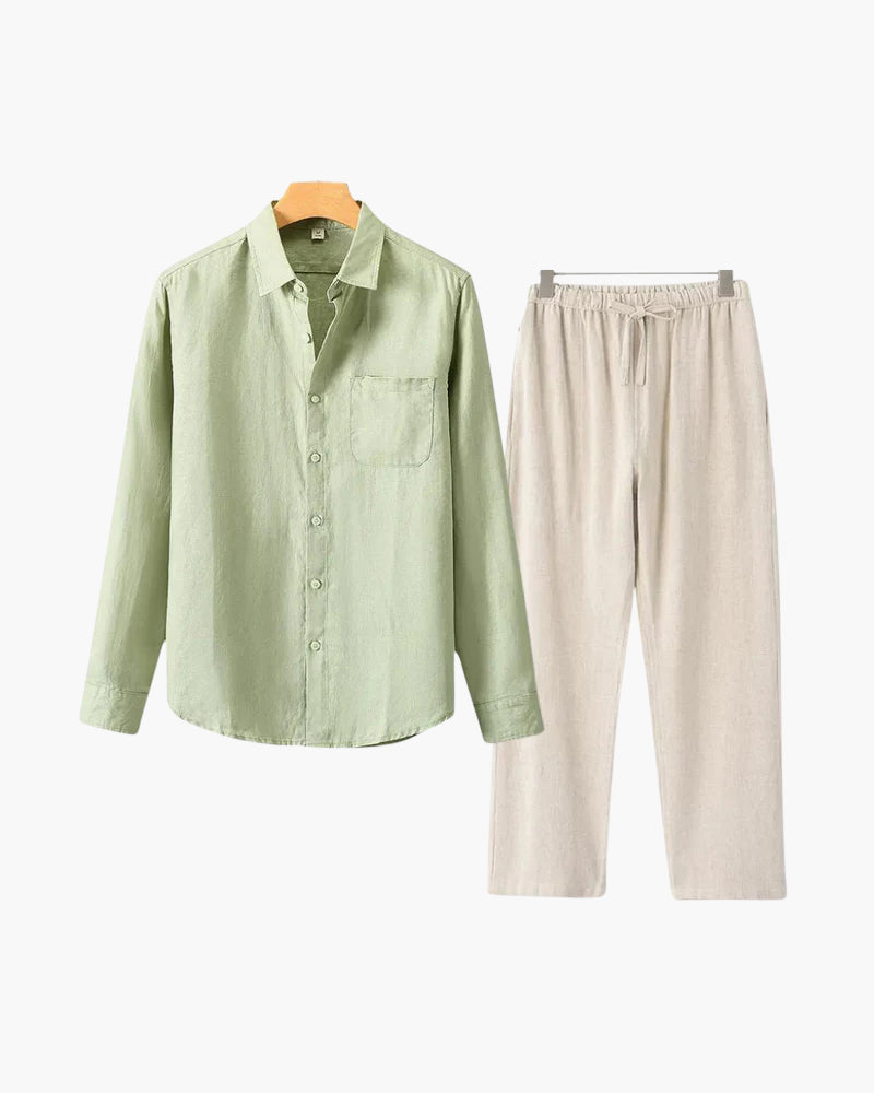 Men's Casual Button Shirt | Summer Wide Leg-22
