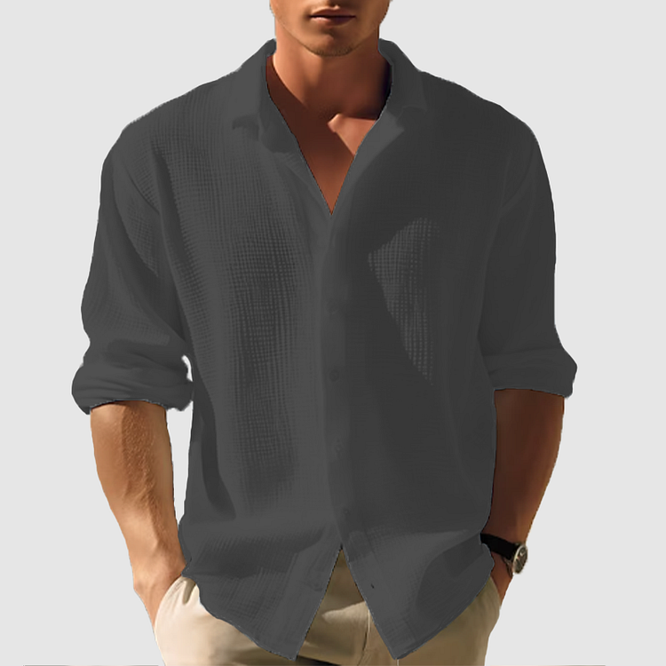 Men's Casual Button Down Shirt | Summer-6