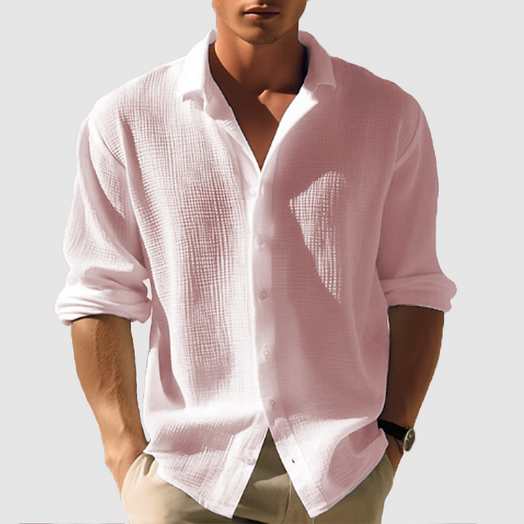 Men's Casual Button Down Shirt | Summer-3