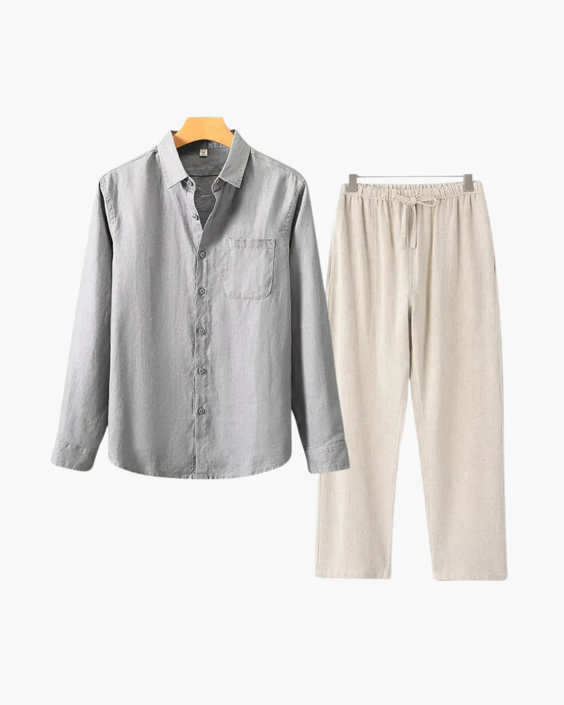 Men's Casual Button Shirt | Summer Wide Leg-17