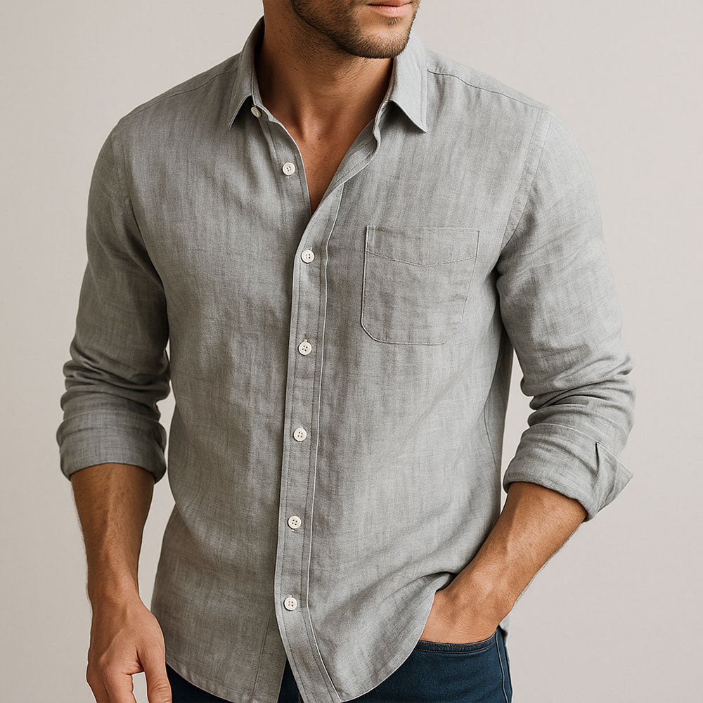 Men's Casual Button Shirt | Summer Everyday-3