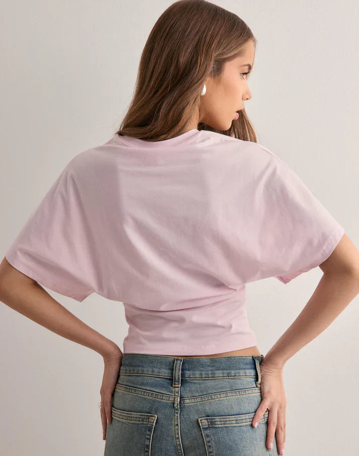 Women's Casual White Crop Tee | Short Sleeve-5