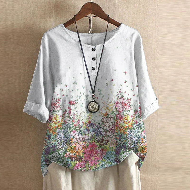 Women's Floral Blouse | Boho Summer-7
