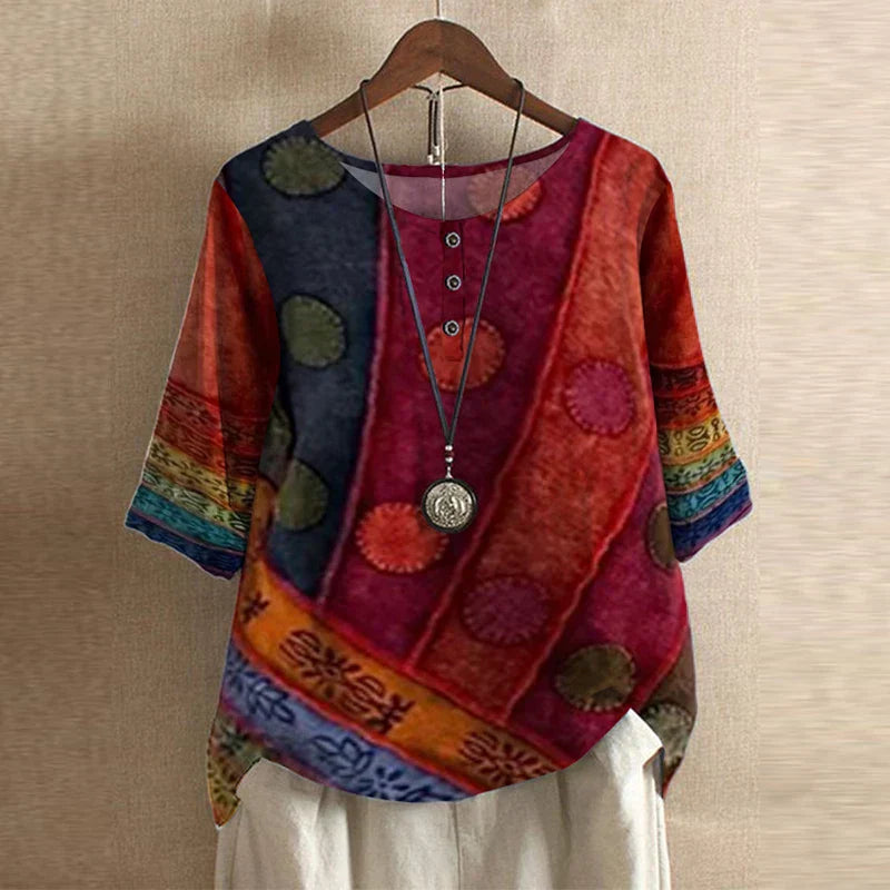 Women's Floral Blouse | Boho Summer-4