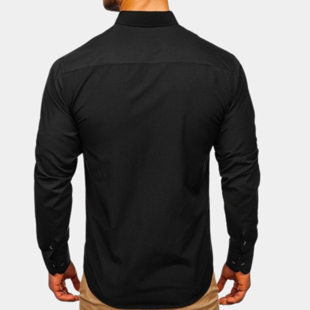 Men's Classic Long Sleeve Shirt | Formal-2