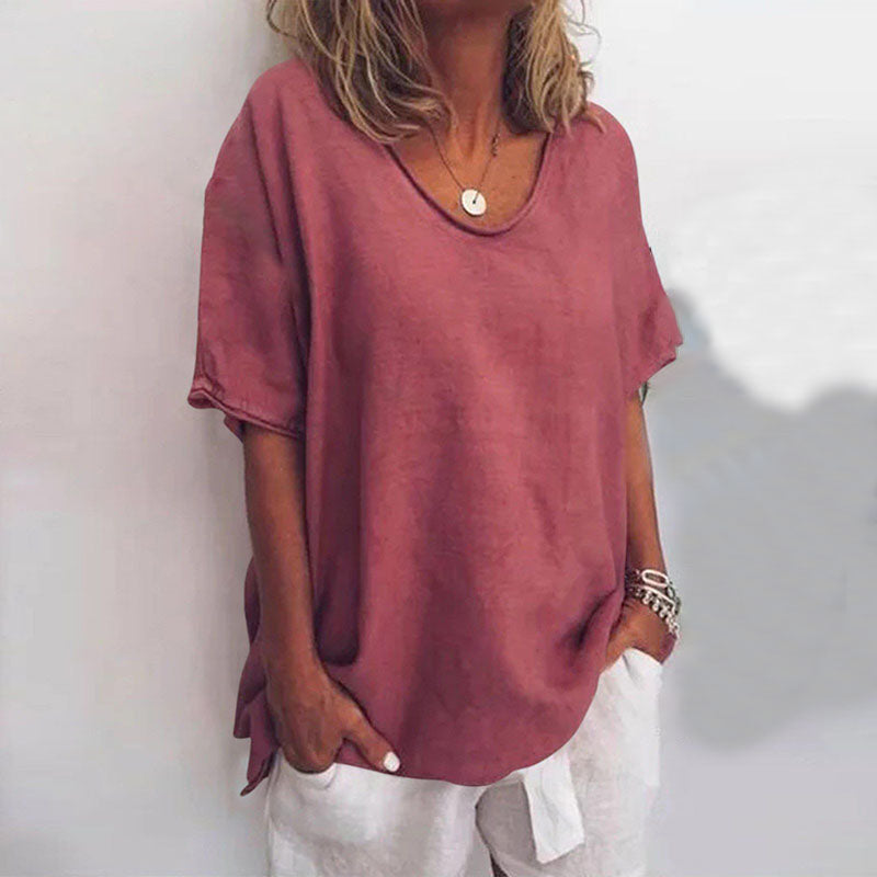 Women's Casual Oversized Tee | Summer-4