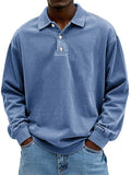 Men's Casual Polo Shirt | Long Sleeve-1