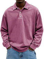 Men's Casual Polo Shirt | Long Sleeve-5
