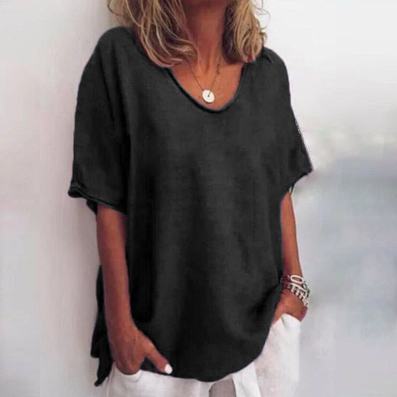 Women's Casual Oversized Tee | Summer-6