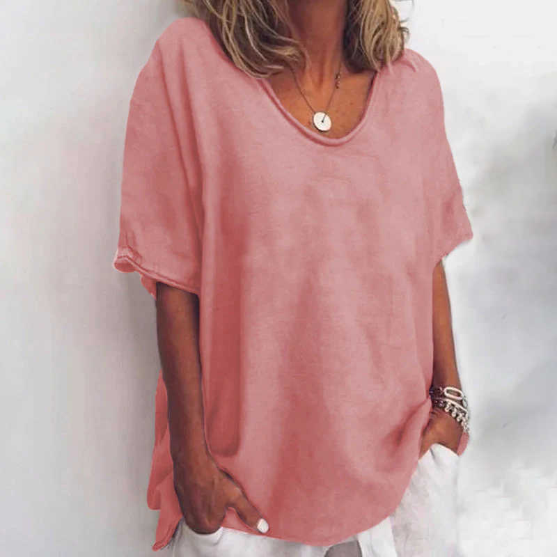 Women's Casual Oversized Tee | Summer-5