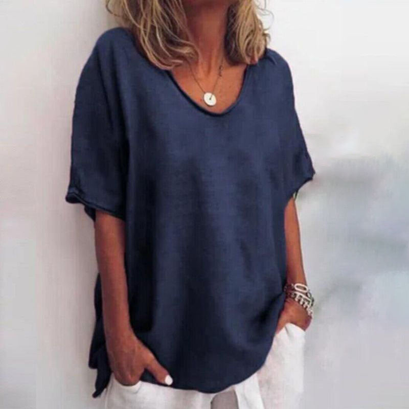 Women's Casual Oversized Tee | Summer-7