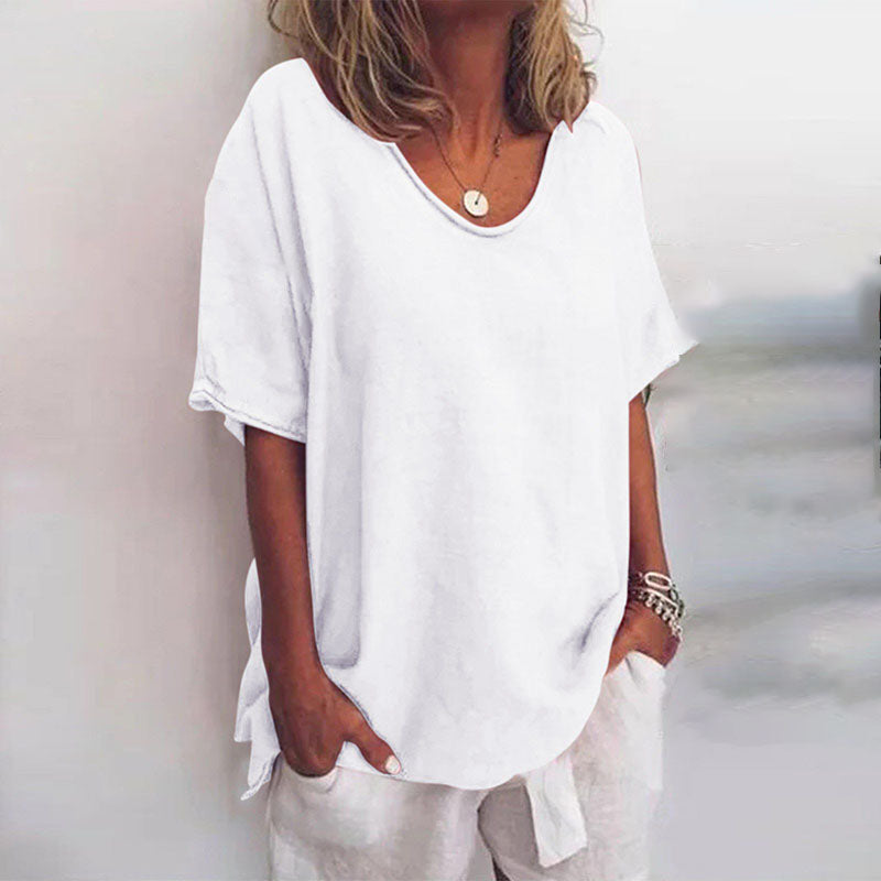Women's Casual Oversized Tee | Summer-3