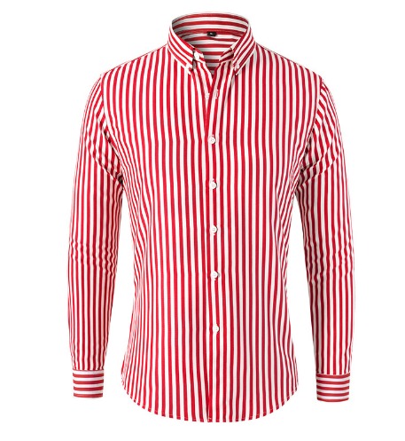 Men's Striped Button Down Shirt | Casual Formal-4