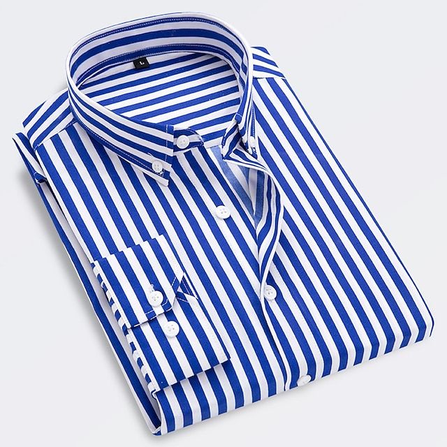 Men's Striped Summer Shirt | Casual Formal-6