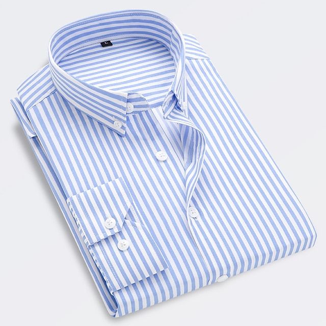Men's Striped Summer Shirt | Casual Formal-5