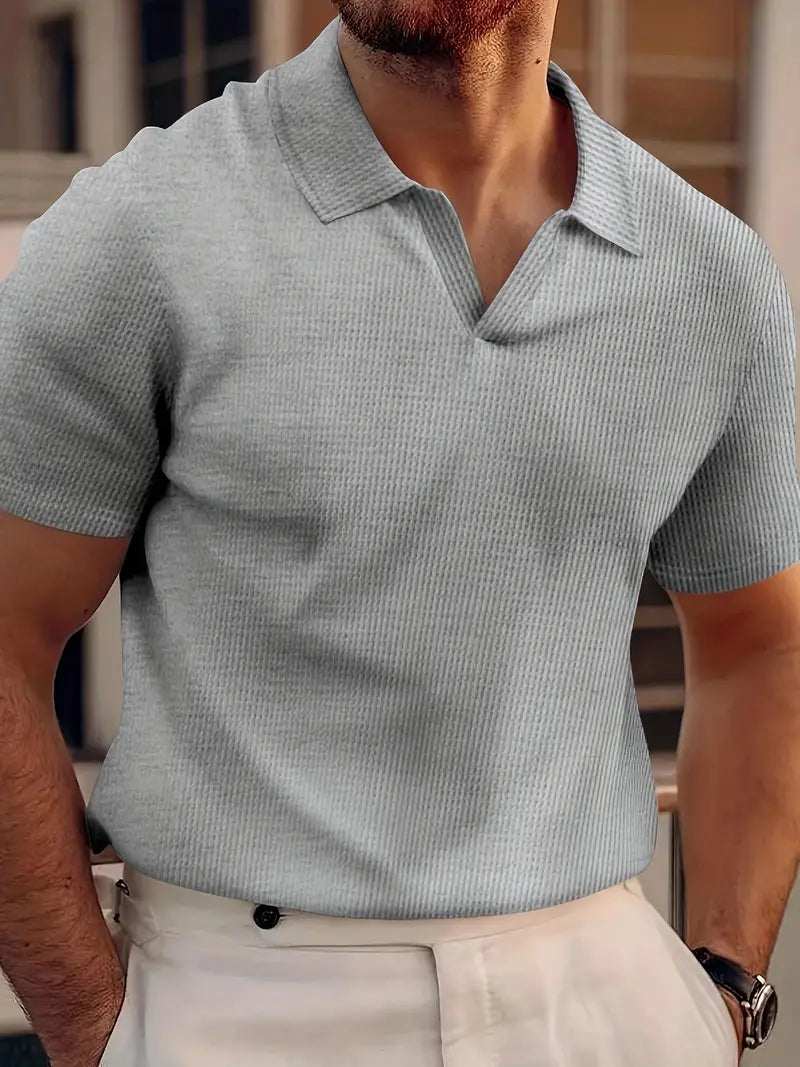 Men's Casual Short Sleeve Polo Shirt | Summer-3