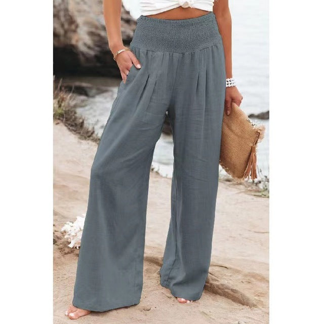Women's Wide Leg Pants | Summer Casual-3