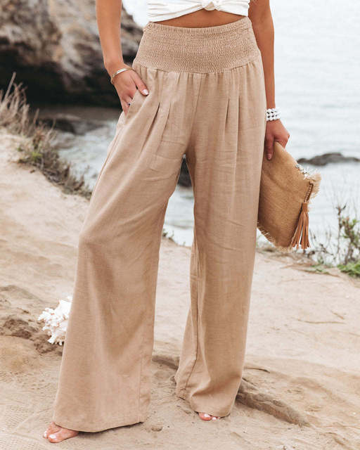 Women's Wide Leg Pants | Summer Casual-8