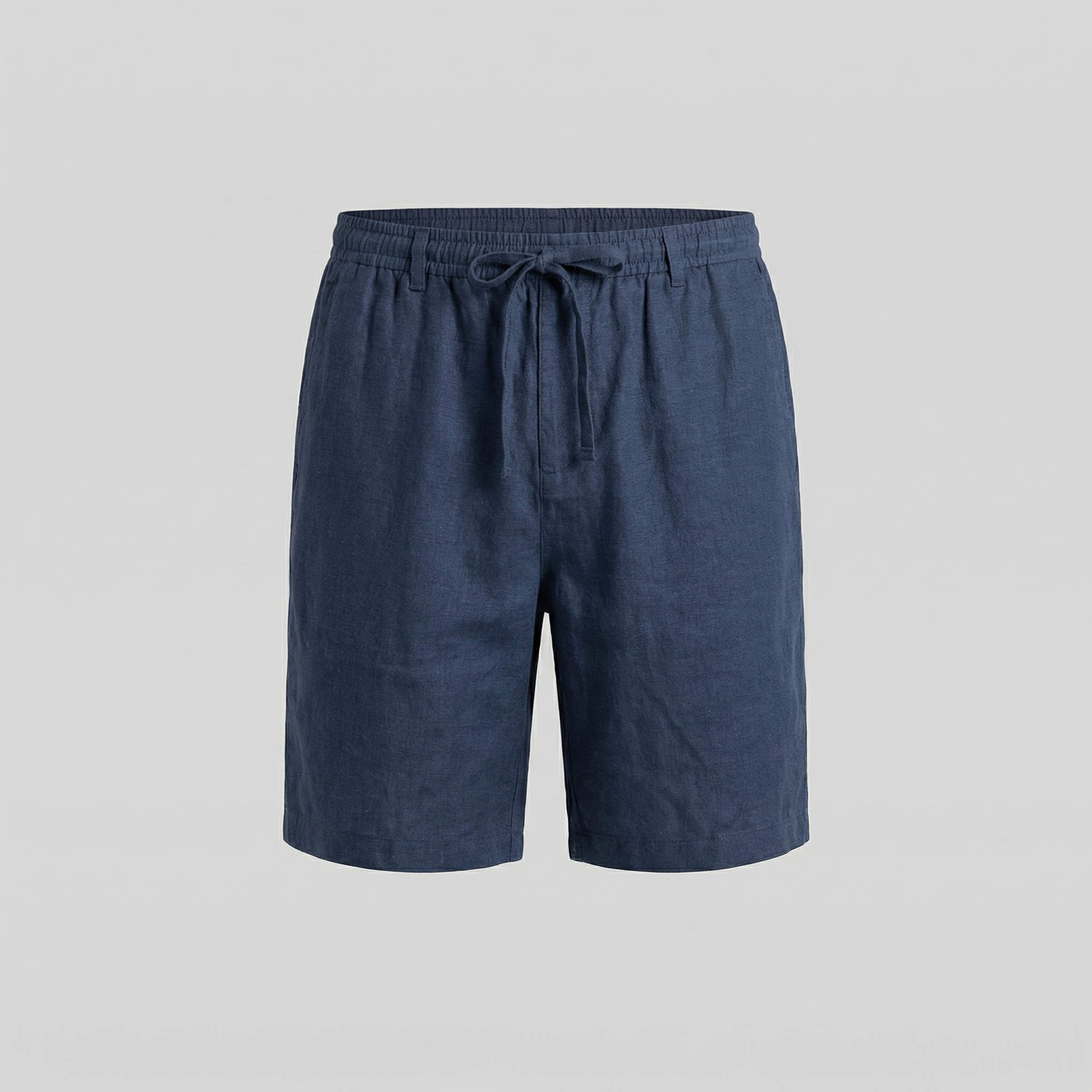 Men's drawstring straight summer shorts