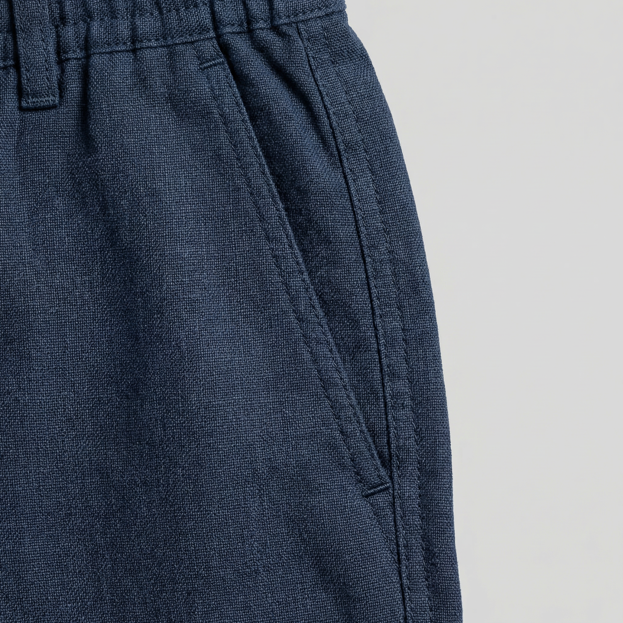 Men's drawstring straight summer shorts